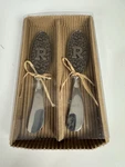 Thirstystone Decorative Cheese Butter Dip Spreader Monogram Set Of 2 New. Fixed Price $8.98.