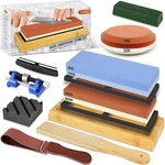 Knife Sharpening Kit 12PCS Dual Grit Whetstone 400/1000 & 3000/8000. Fixed Price $44.53.