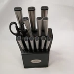 Ginsu 13-PIECE Stainless Steel Kitchen Knife Set. Fixed Price $34.95.