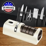 Electric Knife Sharpener Professional Kitchen Sharpening Stone Grinder Knives. Fixed Price $18.98.