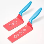 Kuhn Rikon Slice & Serve Knives Set Of 2 With Sheaths K65363 New. Fixed Price $18.19.