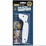Accusharp Original Knife Sharpener Tungsten Carbide Blades 001C - White New. Fixed Price $20.00.