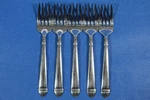 5 X Towle Copenhagen Stainless Salad Forks 7. Fixed Price $53.99.