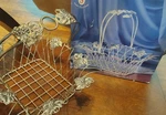 Studio Silversmiths By Godinger Basket With Handle. Fixed Price $22.00.