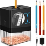 Afmat Fully Automatic Small Battery Operated Electric Pencil Sharpener, Color.... Fixed Price $34.23.