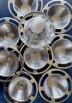 Vintage Vollrath 46709 Stainless Steel SET/9 Supreme Shrimp Cocktail Server Lot. Fixed Price $58.00.