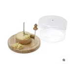 Swissmar Girouette Cheese & Chocolate Scraper Curler S3300 Wood Base Grater New. Fixed Price $37.00.