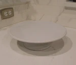 Better Homes Gardens Stoneware Cake Plate Stand White 11.5 Inch. Fixed Price $16.00.