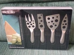 Cheese Knives Lla Stainless Steel Gourmet Set Of 4 New Charcuterie Board. Fixed Price $14.97.