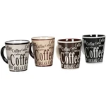 Gibson Mr. Coffee Dolce Cafe 4 Person 8 Piece Mug And Spoon Set, Assorted Colors. Fixed Price $19.09.