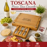 Toscana Picnic Time Concerto Charcuterie Board University Of Tampa Gift. Fixed Price $36.00.