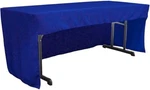Linen Open Back Bridal Satin Rectangular Fitted Tablecloth 72X30X30 Blue Tf. Fixed Price $29.98.