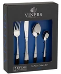 New Capri Viners 16 Pc Set Basic Graceful Stainless Steel Flatware Cutlery 3AVA. Fixed Price $24.40.