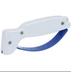 3 Pack - Accusharp Classic Regular Knife & Tool Sharpener, White/blue. Fixed Price $29.95.