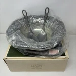 Lenox Grape Weave 3 Piece Salad Set In The Box. Fixed Price $24.95.