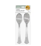 Simply Solutions Plastic Serving Utensils 6 Pack Clear Spoon Fork Party Set. Fixed Price $9.99.