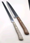Set 2 Ecko Flint Vanadium Stainless Steel Large Knives Vintage Made Usa. Fixed Price $14.99.