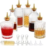 Suprobarware Bitters Bottles Set Of 6 - Glass Dasher Top And. Fixed Price $43.75.