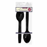 Party Essentials 9IN. Serving Spoons-black 12 Ct.. Fixed Price $12.86.