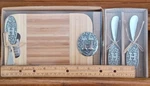 Thirstystone Small Serving Board Matching SPREADER,2 Spreaders Initial New. Fixed Price $12.99.