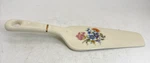 Beautiful Ceramic Cake And Pie Server Floral Pattern Spring Flowers. Fixed Price $5.59.