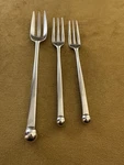 Dinner , Salad & Serving Forks Sasaki Stainless Orbit Ward Bennett Japan. Fixed Price $105.53.
