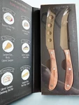 Set Of 2 Cheese Knives Danesco Utensils Nos, Montreal, Qc. Fixed Price $12.00.