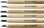 Yoshiharu 6PC KL-6 Japanese Wood Handle 7" Carving Tools Set YSH033. Fixed Price $25.48.