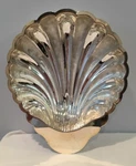 Vtg Ikora Wmf Scallop Shell Serving Bowl 12-1/2" Tarnish Resistant Silverplated. Fixed Price $50.99.