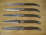 Steak Knives Set Of 5 Jean Dubost Laguiole France Dinnerware Home Kitchen. Fixed Price $34.98.
