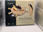 Picnic Time " The Mariner Revolving Cheese Board And Tools Set - Open Box. Fixed Price $10.99.