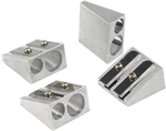 Pencil Sharpeners Manual Twin Metal Dual Sharpening Blade Double Holes Rectangul. Fixed Price $10.94.