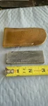 Smiths Soft Arkansas Sharpening Stone Leather Pouch. 3"X1"X1/4". Fixed Price $10.95.