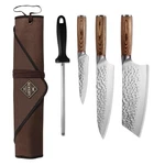 Kofery 5 Piece Chef Knife Set, High Carbon Stainless Steel Kitchen Knives, Ha.... Fixed Price $77.59.