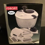 Roscan Salad Maker Set 8 Piece Spinner Grater New Box. Fixed Price $25.99.