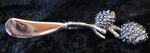 Mud Pie Pine Cone Branch Design Handle Butter Or Cheese Knife Spreader. Fixed Price $12.00.