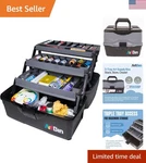 3-TRAY Art Supply Box Versatile Organizer For Brushes, Paints, Stamps, And Mo.... Fixed Price $87.99.