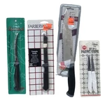 4 Vtg New Kitchen Chefs Knives Serrated Paring Farberware Stainless Steel Cook. Fixed Price $7.00.
