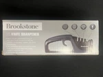 Brookstone 4-IN-1 Knife & Shear Sharpener Non-slip Easy Grip Handle Brand New. Fixed Price $13.99.