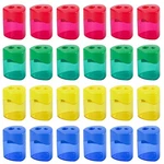 Austark 24PCS Pencil Sharpener Manual, Assorted Color Small Dual Hole. Fixed Price $33.99.