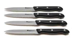 Ronco Showtime Six Star #14 Stainless Steel Kitchen Black Steak Knife Set Cutler. Fixed Price $19.99.