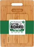 Bamboo Cutting Set Of 3, Wooden For Kitchen, Knife Friendly. Fixed Price $23.78.