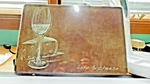Wine And Cheese Charcuttery Set With Utensils Glass Board. Fixed Price $25.00.