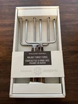 Williams Sonoma Set 2 Walnut Turkey Forks Lifters Carving Wood Cook Bbq Roast. Fixed Price $26.99.