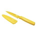 Kuhn Rikon Colori Serrated 4 Inch Paring Knife, Yellow. Fixed Price $15.95.