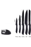 Dearithe Kitchen Knife Set 6 Piece High Carbon Stainless Steel Block. Fixed Price $8.25.