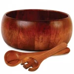 Gibson Home Laroda 3-PIECE Salad Bowl Set, Brown Wood. Fixed Price $34.21.