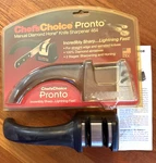 Chef Choice Pronto 464 Manual Diamond Hone Knife Sharpener Minimal Use. Fixed Price $28.50.