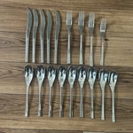Set Of 18 Mix Couzon Persane Mirror Stainless Flatware Forks Knife Spoon. Fixed Price $63.71.