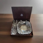 Arthur Court Designs Metal 3-PC Grape Salad Set Bowl And Server New/open Box. Fixed Price $95.00.